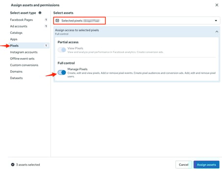 Connect Meta Ads in Ampd - step 6